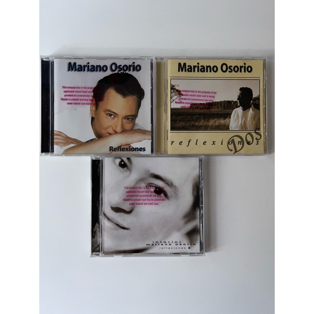 Mariano Osorio Promo CDs Reflexiones 1 / 2 / 3 Interior Universal Play Tested